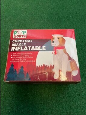 Christmas Beagle Dog Inflatable